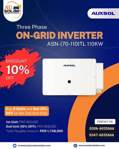Auxsol Solar Inverter | Invertes | Solar Panels | 10KW | Solis | Crown