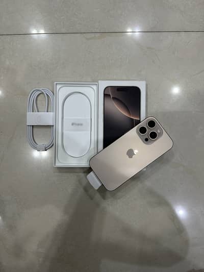 Iphone 16 pro 128gb brand new jv desert