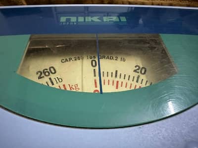Manual/analog weight scale