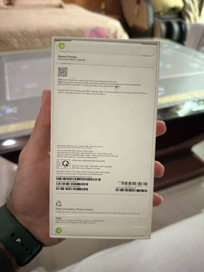 Iphone 17 pro max 512gb Physical sim box pack non pta