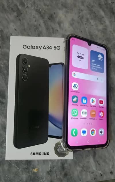samsung a34 5G  pta approved 256
