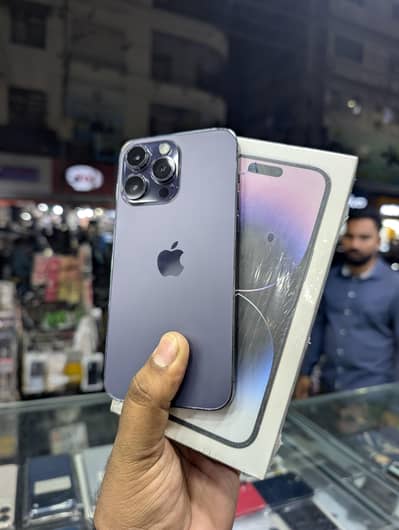 iPhone 14 Pro Max 256GB HK PTA Approved With Box LCD Change 84 Battery