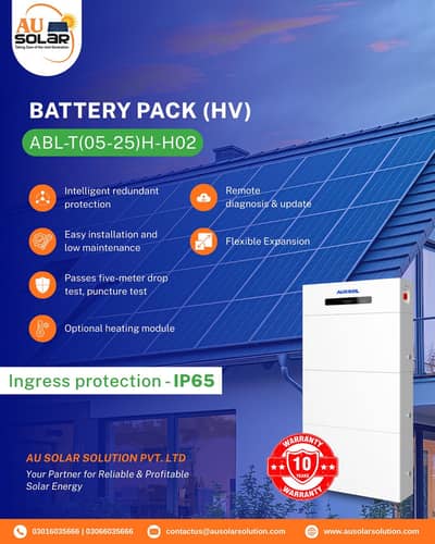 AUXSOL High-Voltage Battery Pack (HV) Batteries | Inverters