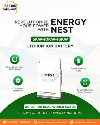 Energy Nest | lithum ion battery | Batteries Power