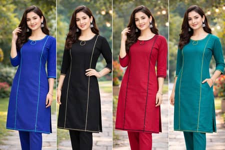 Women Stitched 2 Piece Suit – Shirt Trouser – Casual Wear