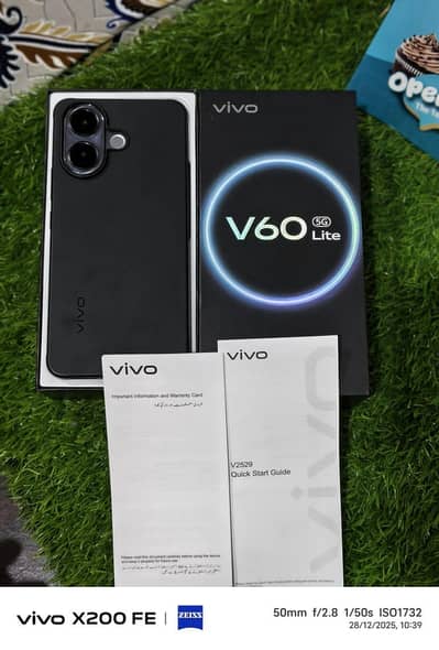 Vivo V60 Lite 5G (10/10 Condition) – PTA Approved – Complete Box