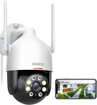 DEKCO 2K WiFi Surveillance Security Camera Outdoor/Home/Dome