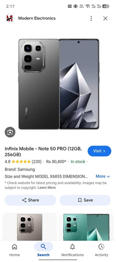 infinix note 50 pro