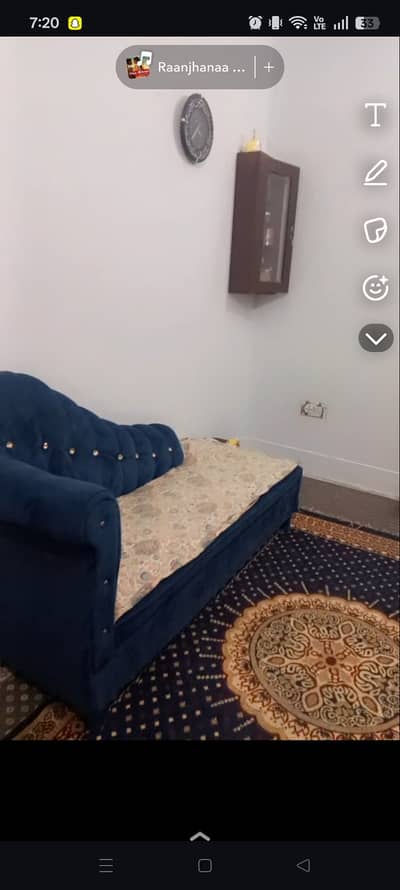 Not used just placed with cover fresh piece