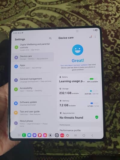SAMSUNG FOLD 5 10/10 SEALED