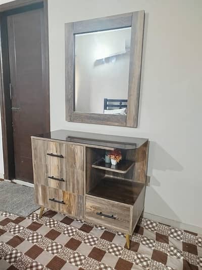 patex dressing table with wood texture sheet