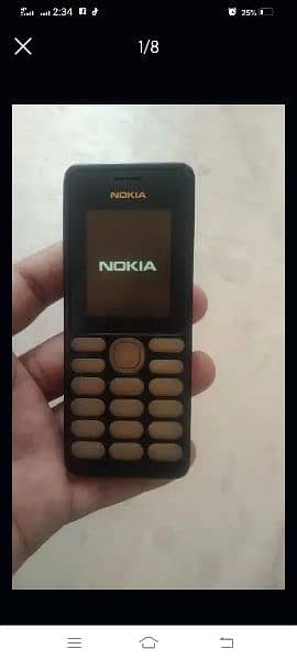 Nokia 108 keypad mobile pta approved SD card supported