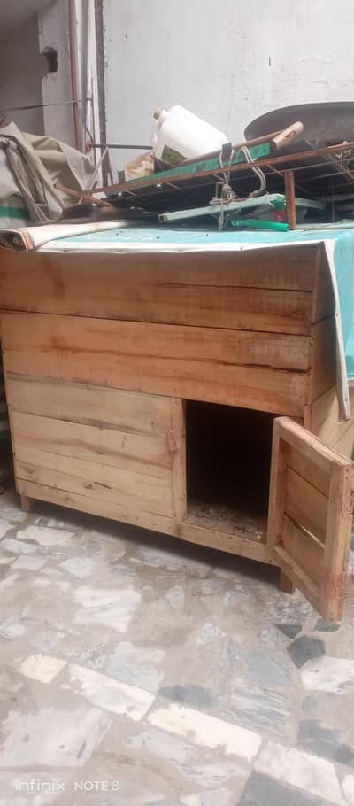 Hens wood cage full new