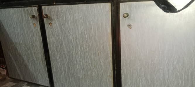 Heavy Duty 4 Door Steel Wardrobe / Storage Cabin 