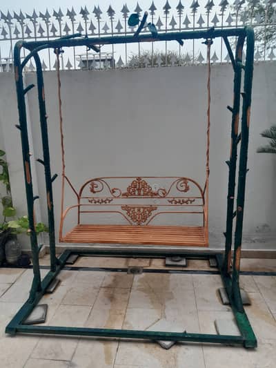 Heavy Iron Garden Swing / Jhoola – Solid & Decorative