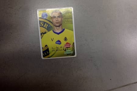 ronaldo football card