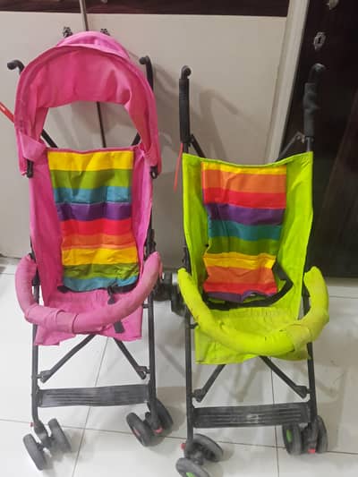 2 baby trolly prams