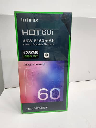 Infinix Hot 60i (6+6/128) Official Pin Pack (Non Active)