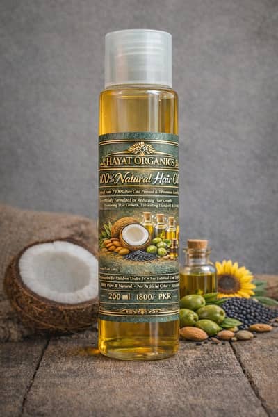 100% Natural Hair Oil |  Hair Growth & Hairfall Control | Herbal Oil