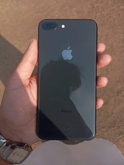 I phone  8plus black color jv 64 gb 10by10 condition