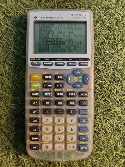 TEXAS INSTRUMENTS TI-83 PLUS SILVER EDITION GRAPHIC CALCULATOR