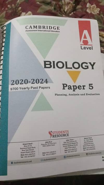 cambridge past papers A levels