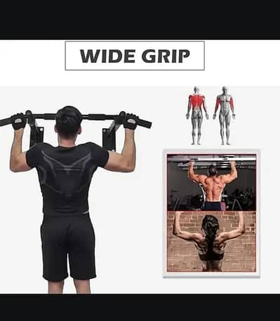 Spancare Home Gym Pull Up Bar Wall Mounted Chin Up Bar|Pull-Up Bars