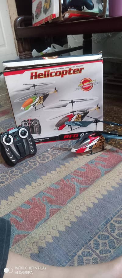 toy metal helicopter with remote control