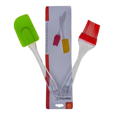 Pack of 2 Spatula & Oil Brush ( Big ) *Rs. 100/-*