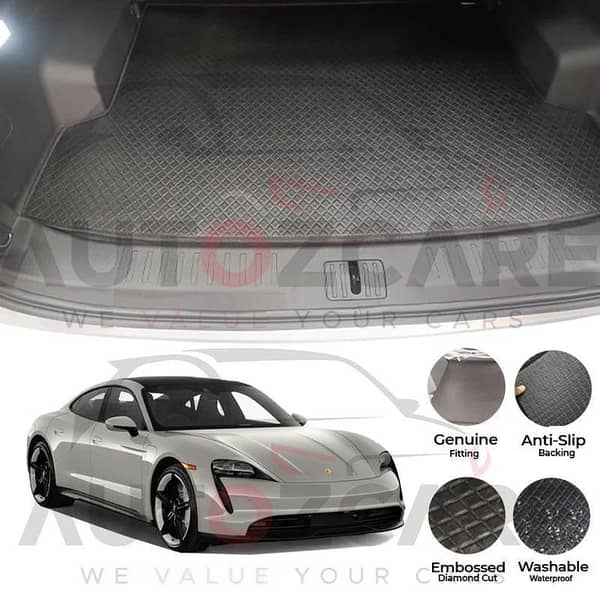 Porsche Taycan China Rexine Custom-Size Trunk Mat - Model 2019-2025