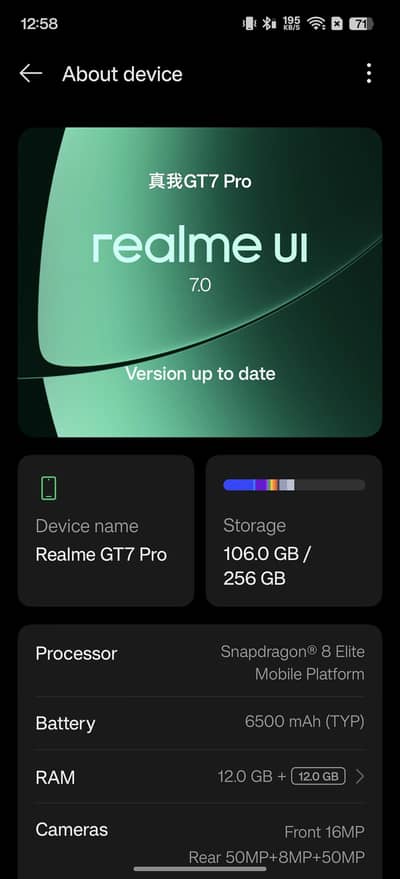 REALME GT 7 PRO (CHINESE VARIANT)