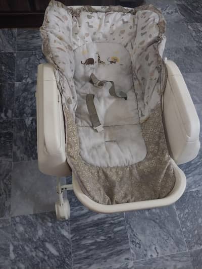 cot with high chair