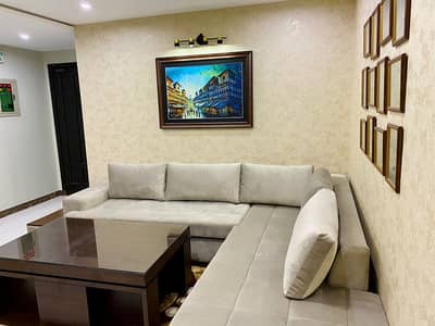 1 Bedroom VIP Full furnish flat per day available in Bahria town Lahore 0300 4561276