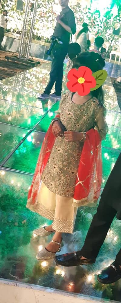 New Fency stone Work Dress for girl