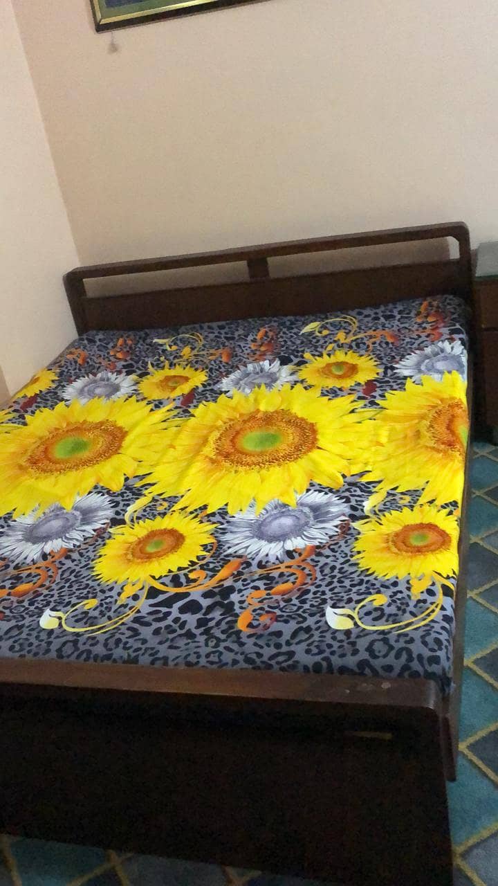 bed with side tables 1