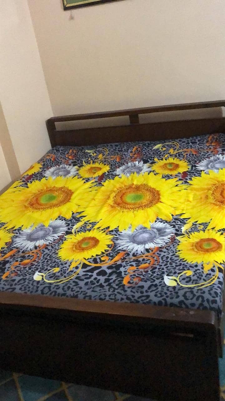 bed with side tables 2