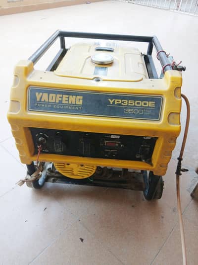 Yaofeng YP3500E 3.5kva petrol and gas generator in good condition