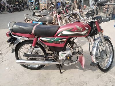 Honda CD-70 2022 model Punjab number