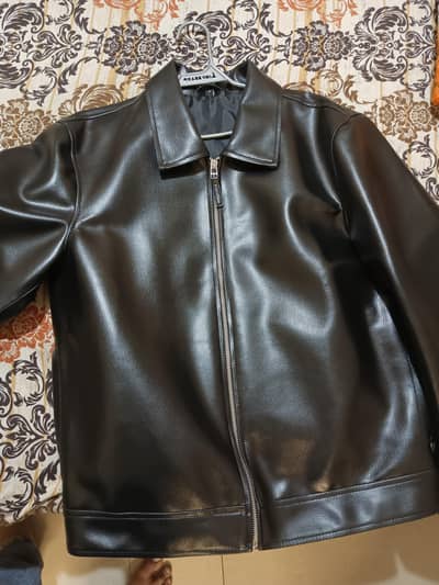 Leather Jacket | Black | Small Size