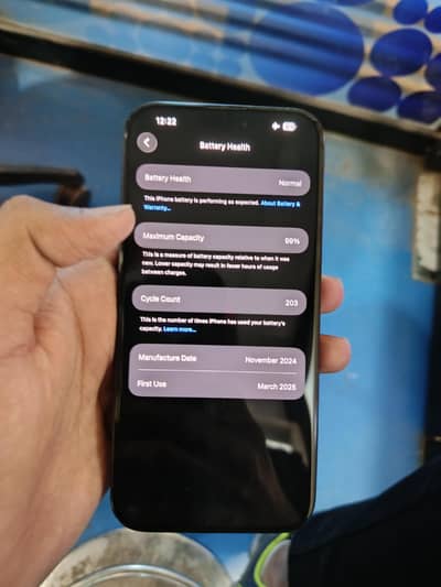 16 pro max Black colour 256gb