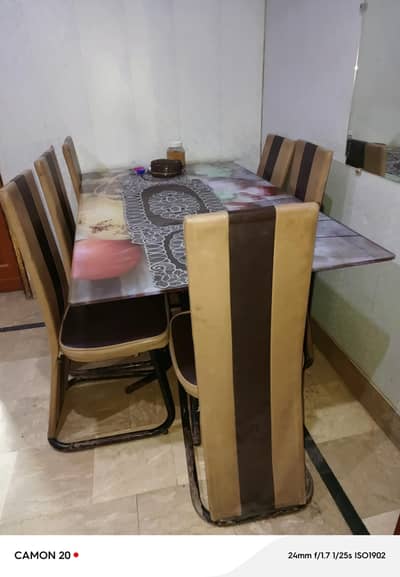 Dining table 6 chair