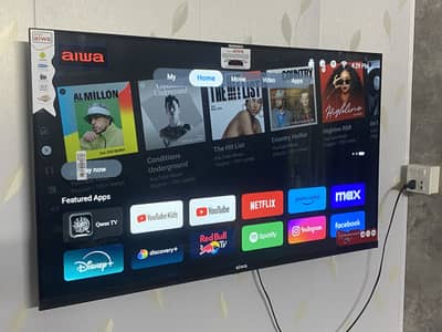 AIWA 43” LED, 4k resolution