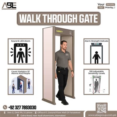Metal Detector Walk-Through Gate