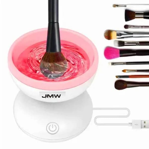 JMW Premium Electric Makeup Brush Cleaner Machine – Gentle, Efficient USB-Powered Scrubber