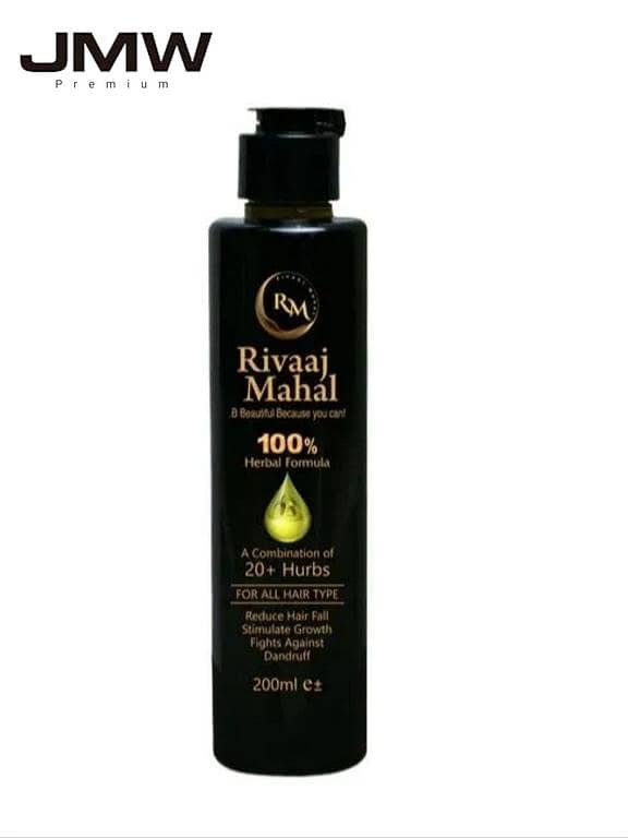 JMW Premium Rivaaj Hair Oil Hair Food for Organic Hair Care and Solutions