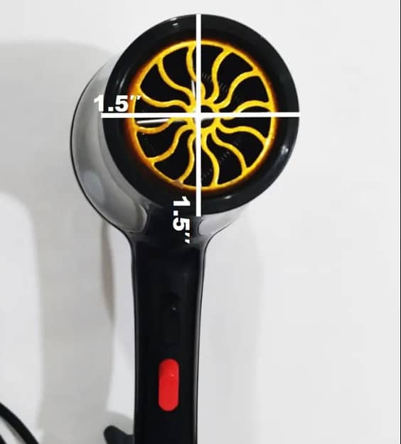 JMW Premium PRO 001 Hair Dryer — Keratin Protect, Black, Unisex Professional Salon-Grade