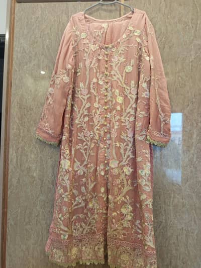 3 piece embroidery in chiffon