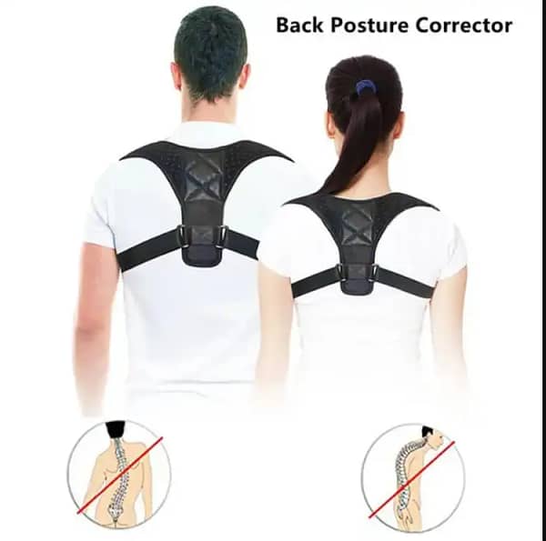 Posture Corrector: Comfortable Upper Back Brace (1 Piece)