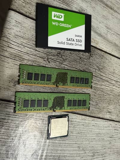 Processor Ram SSD hard drive