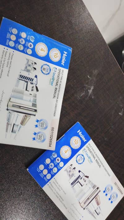 DC inverter 2ac janwen warranty card bhi new hai